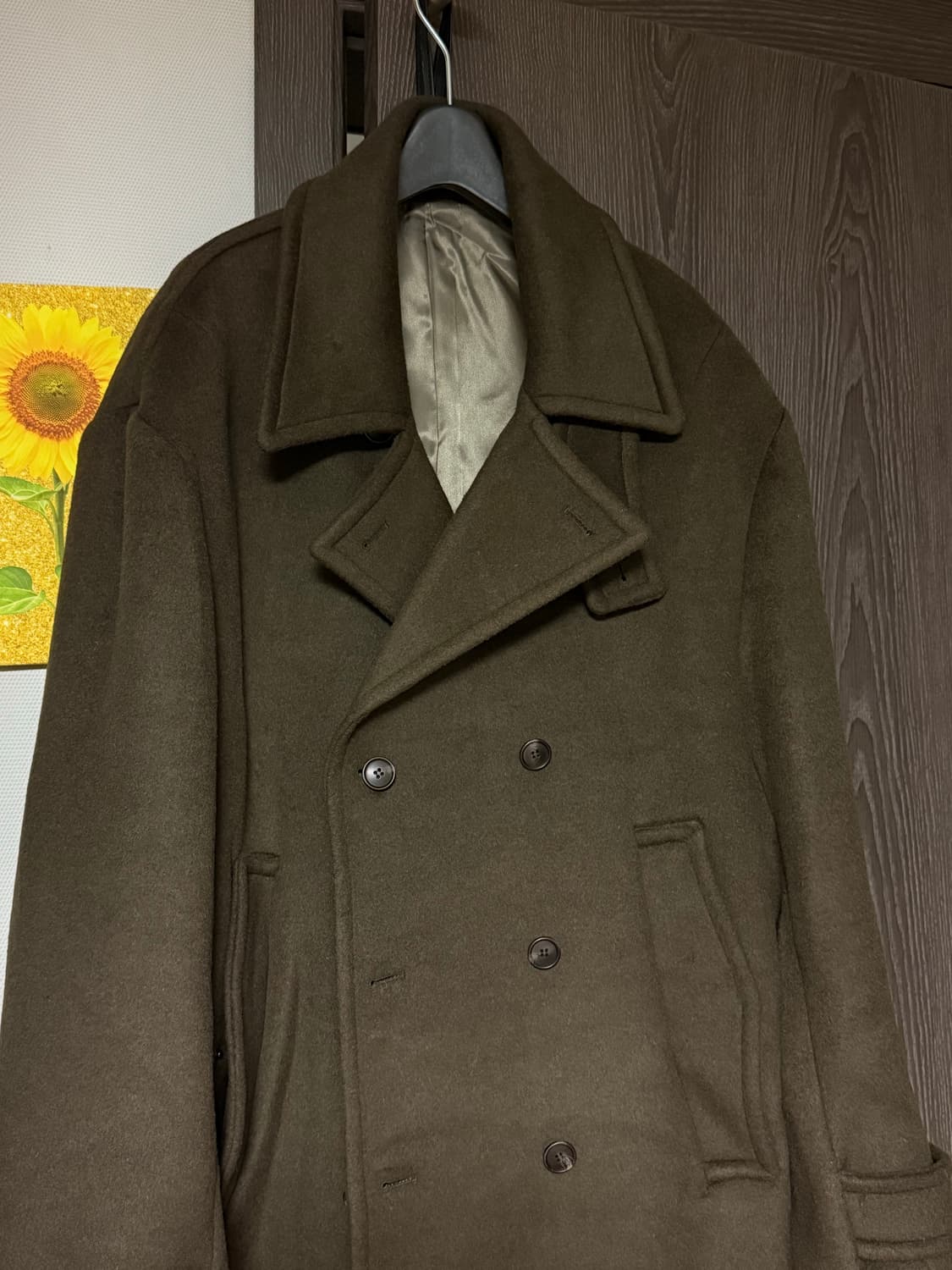 WMC 울 피코트 카키 L 상품이미지1