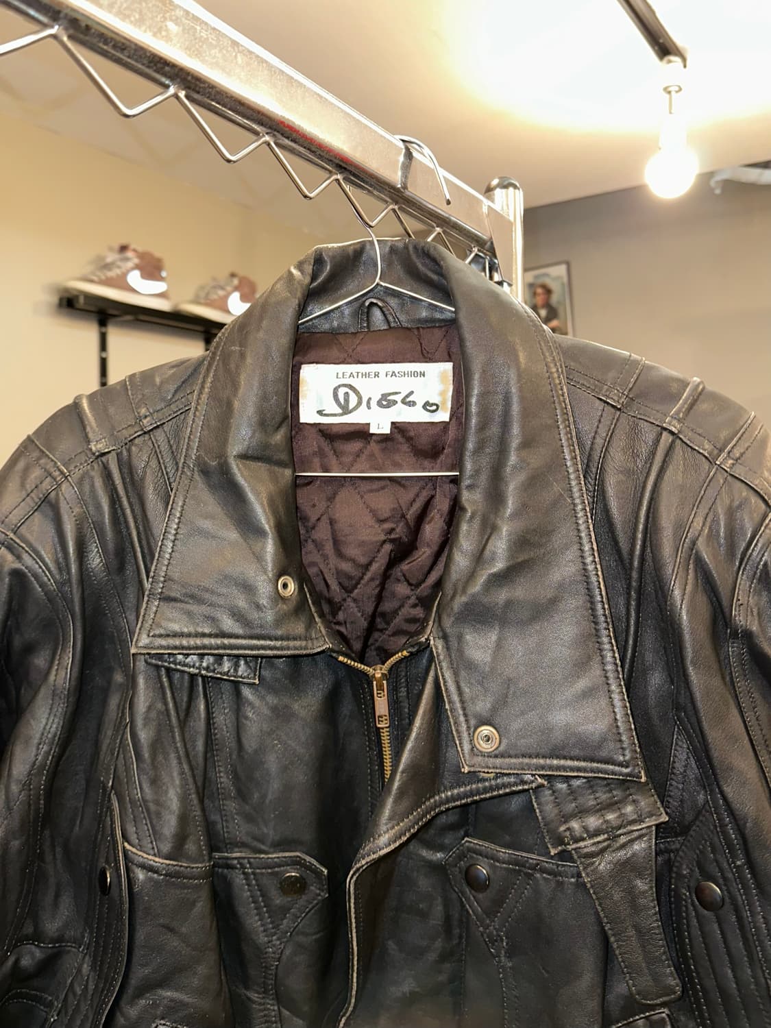 90’s Japanese shell leather utility JK 상품이미지6