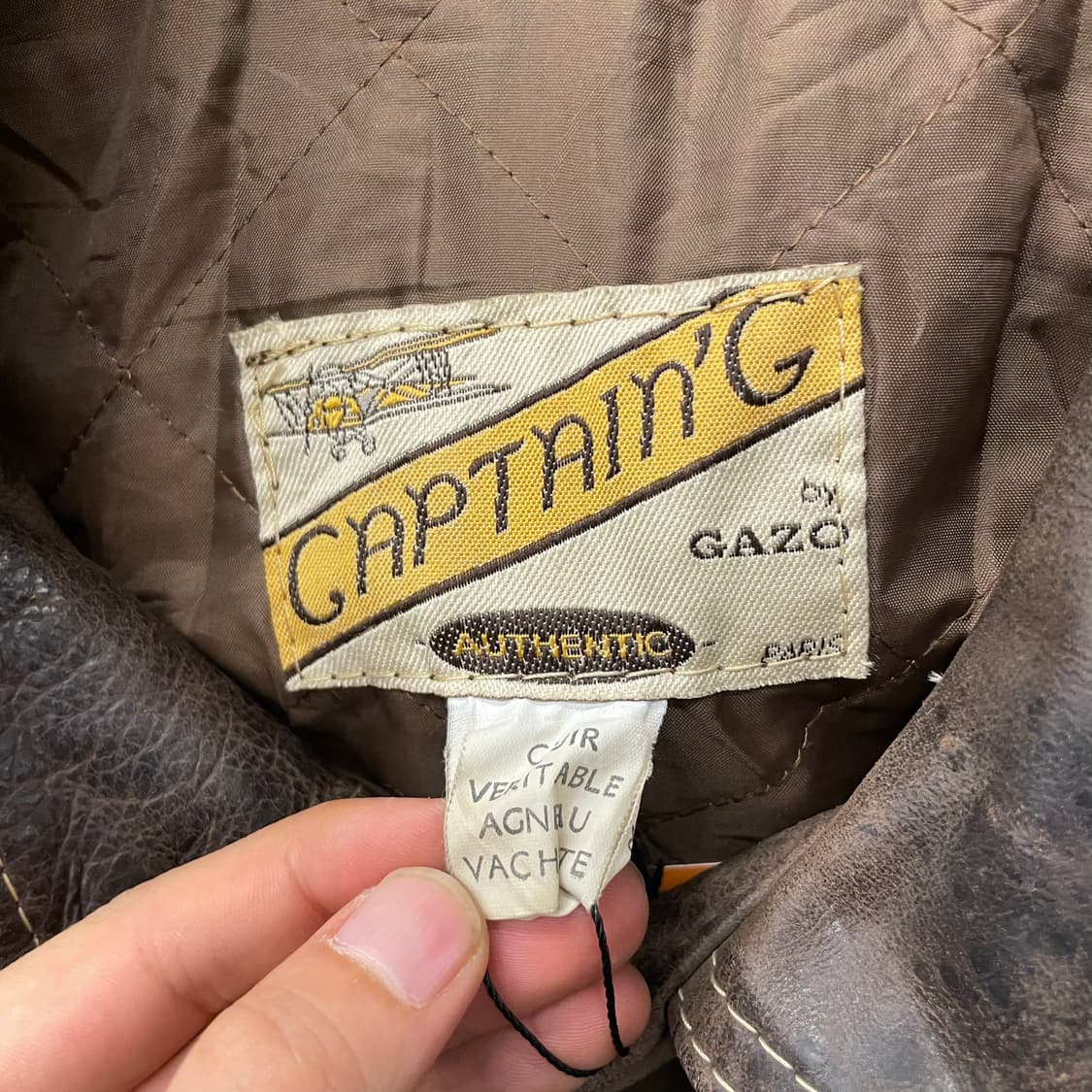 70s 카우하이드 리얼 레더 type 3 모델 트러커 소가죽 자켓 상품이미지10