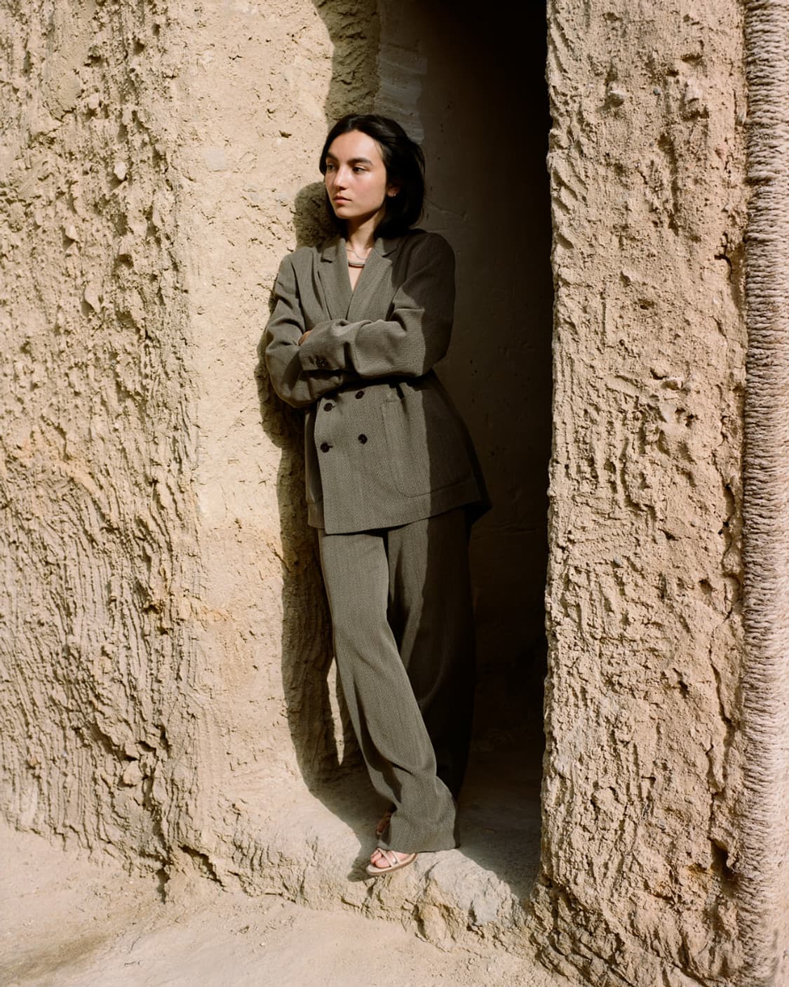 3) SEYA. 세야 24SS SIWA 헤링본 테일러드 울 자켓 상품이미지7