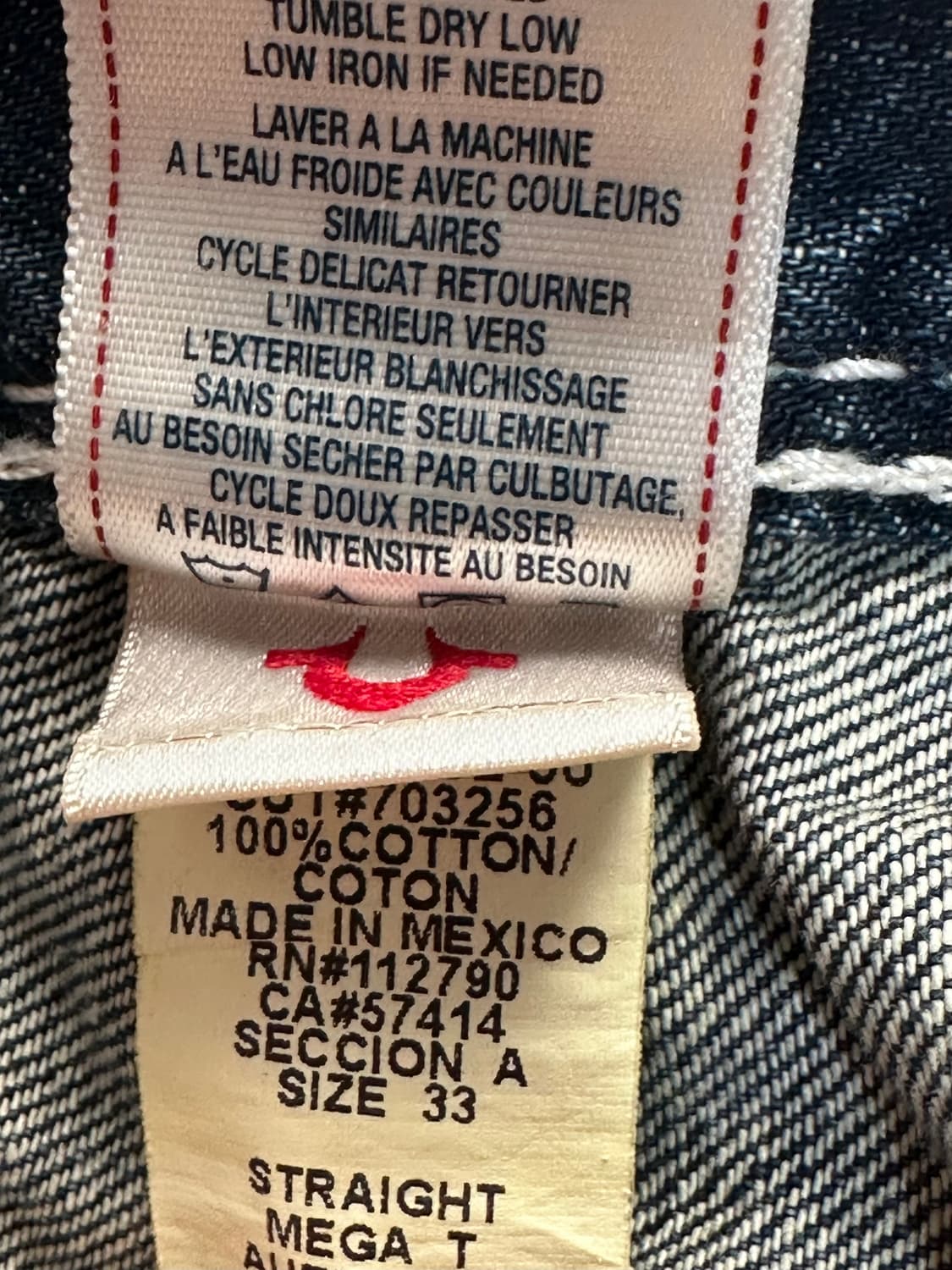 트루릴리전 스티치 데님 33 상품이미지7