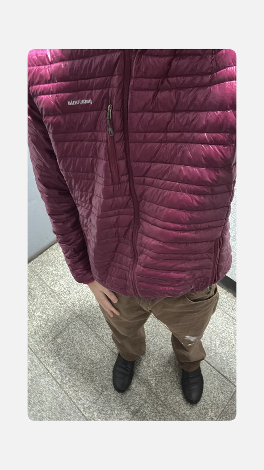 파타고니아 경량패딩 우먼즈 L 상품이미지1