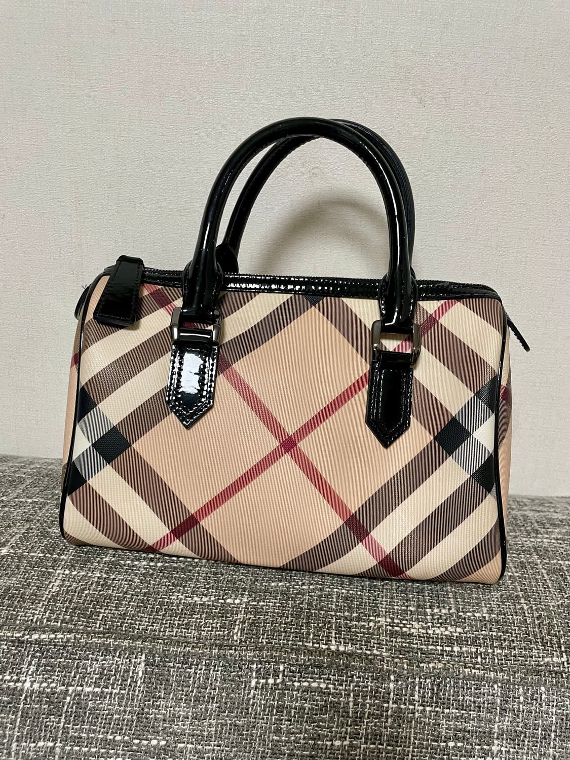 버버리 노바체크 미니 보스턴백 정품 상품이미지1