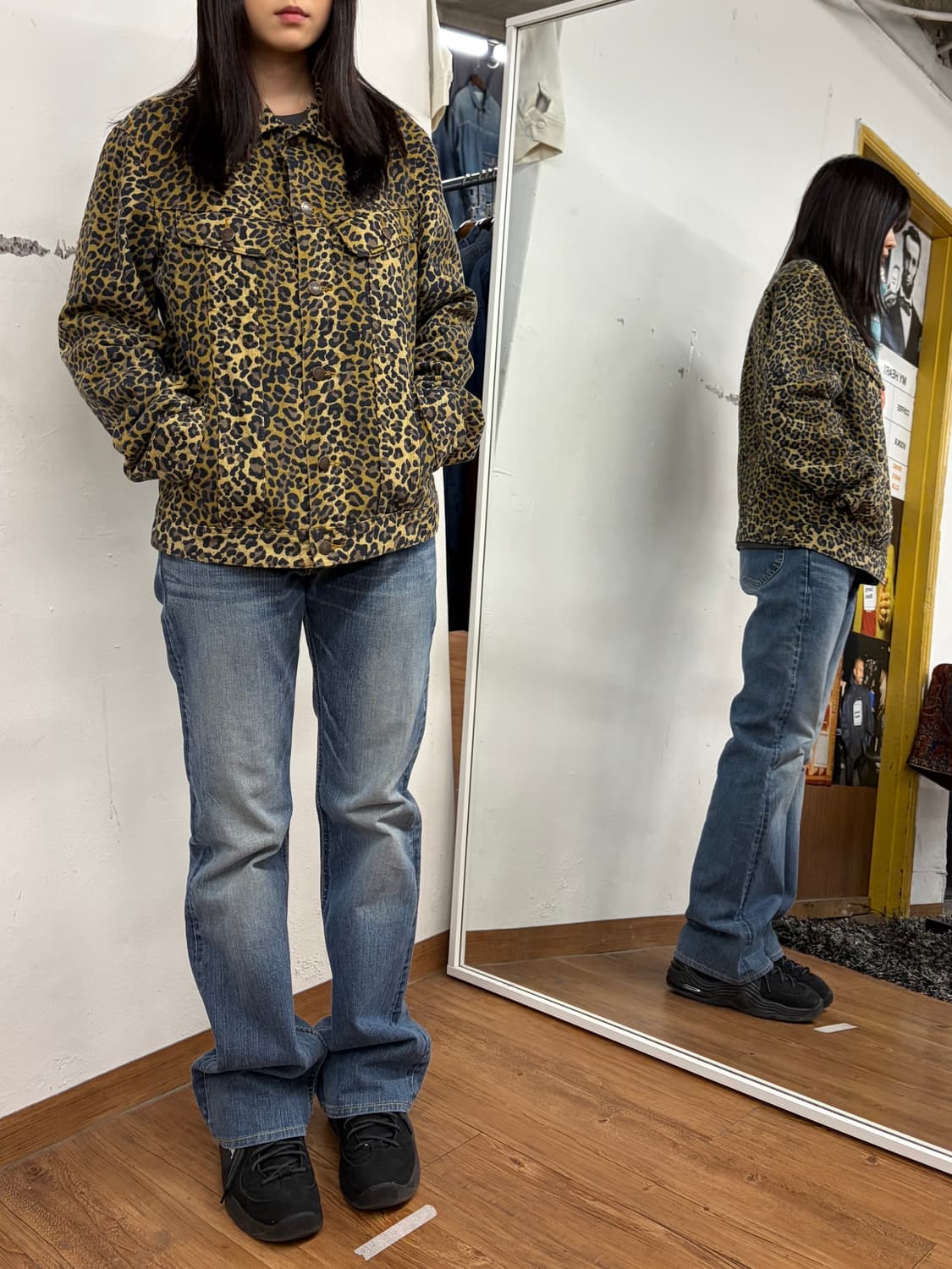 2015SS 슈프림 레오파드 트러커 자켓 상품이미지6