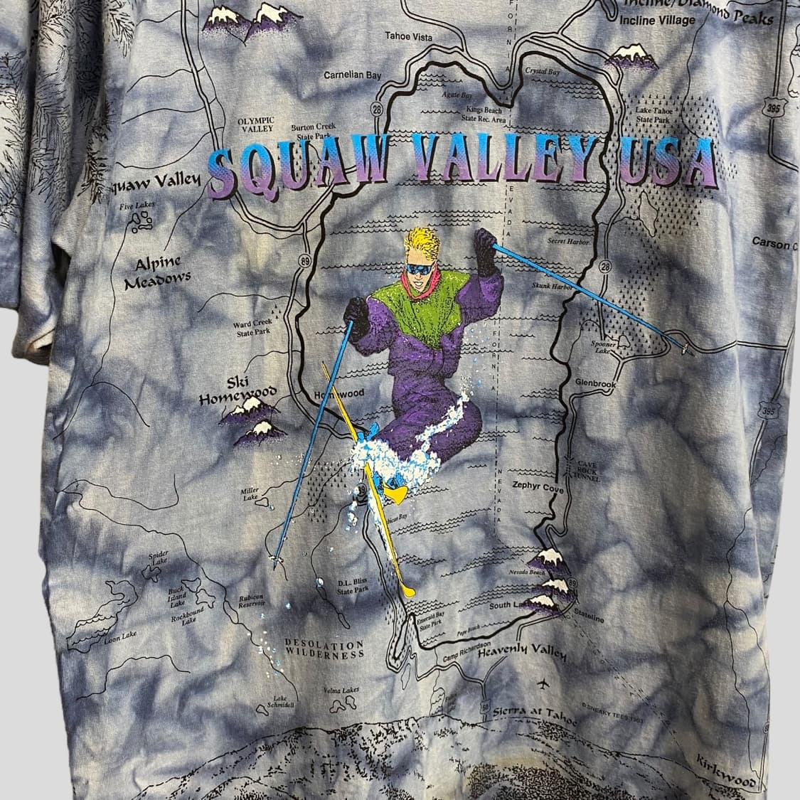 (L)90s 빈티지 스쿼 밸리 Squaw Valley 반팔티셔츠 상품이미지5