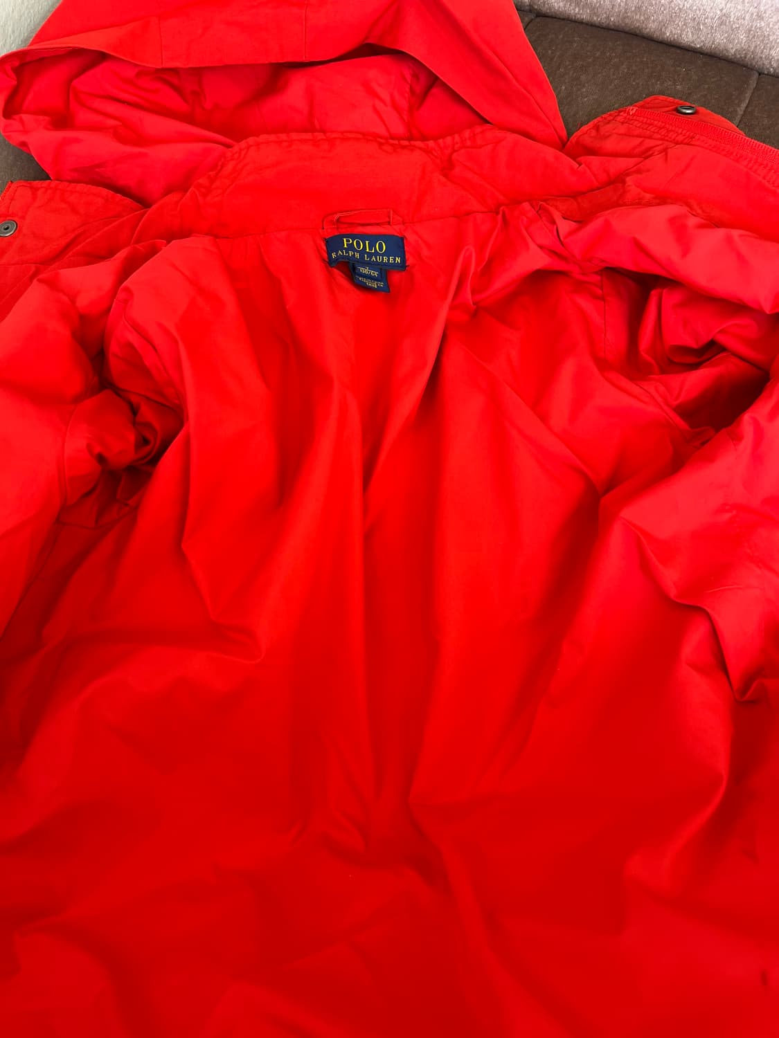 폴로랄프로렌 키즈 레드 후드집업점퍼 바람막이점퍼 상품이미지5