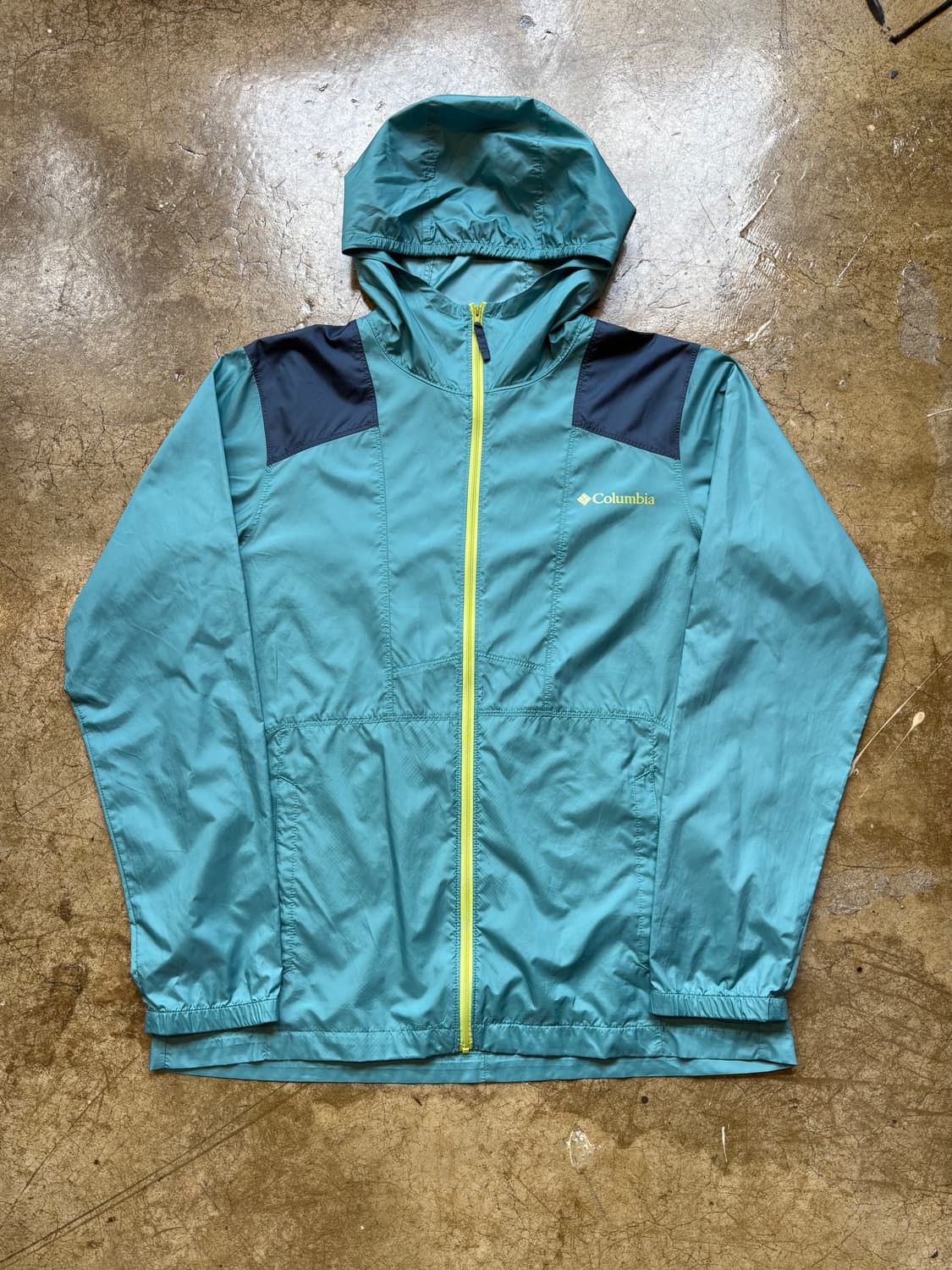 16s Columbia 민트 배색 바람막이 상품이미지1