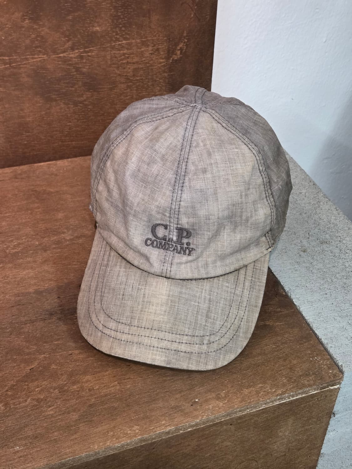 CP company 씨피컴퍼니 린넨 볼 캡 상품이미지1