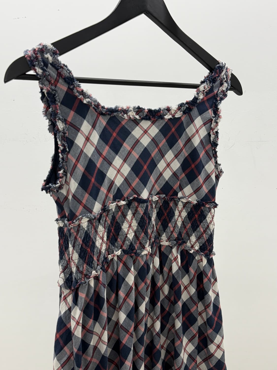 Burberry 버버리 빈티지 체크 슬리브리스 원피스 상품이미지5