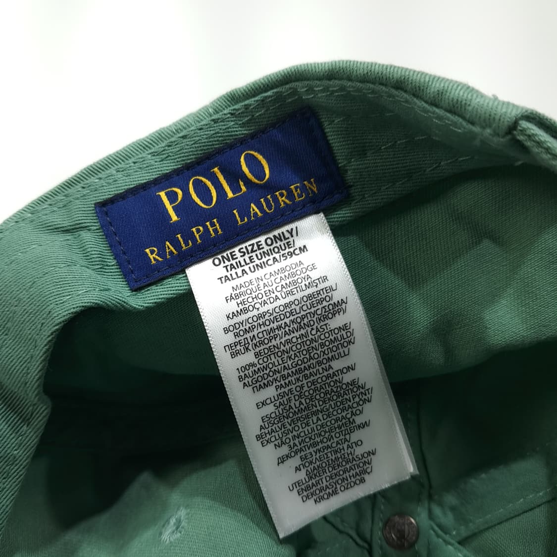 CL522 폴로 블랙 포니자수 에메랄드 그린 볼캡 모자 상품이미지8