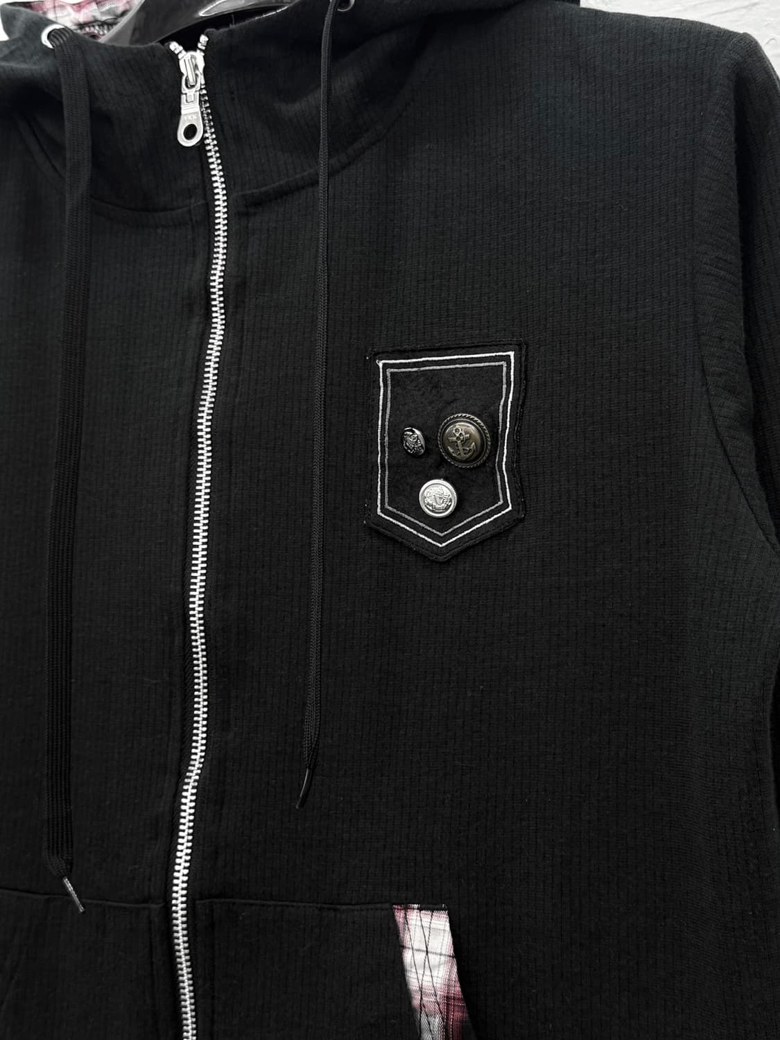 nota bene 버튼 투웨이 후드집업 상품이미지2