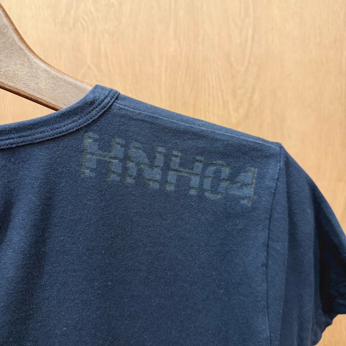 엠포리오 아르마니 라운드넥 반팔 티셔츠 로고 프린팅 디테일 슬림핏 네이비 상품이미지6