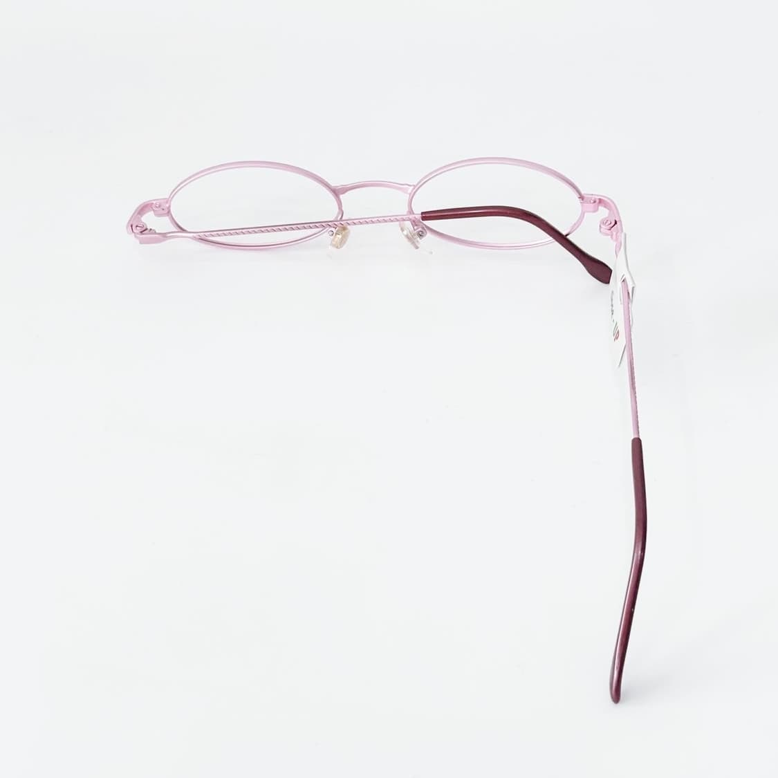 Close-up 핑크 오벌 메탈 데드스탁 빈티지안경 상품이미지3