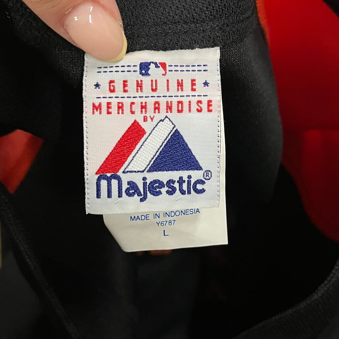 [L] 마제스틱 샌프란시스코 롯데 자이언츠 야구 유니폼 b10 상품이미지4