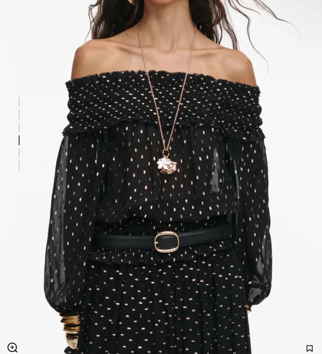 [새상품] 셀프포트레이트 오프숄더 탑 상품이미지3