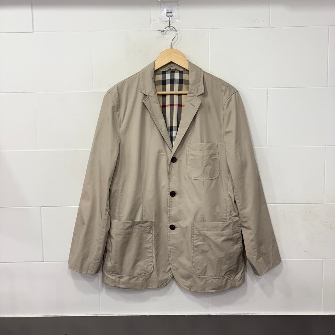 버버리 빈티지 노바 체크 블레이저 자켓 상품이미지1