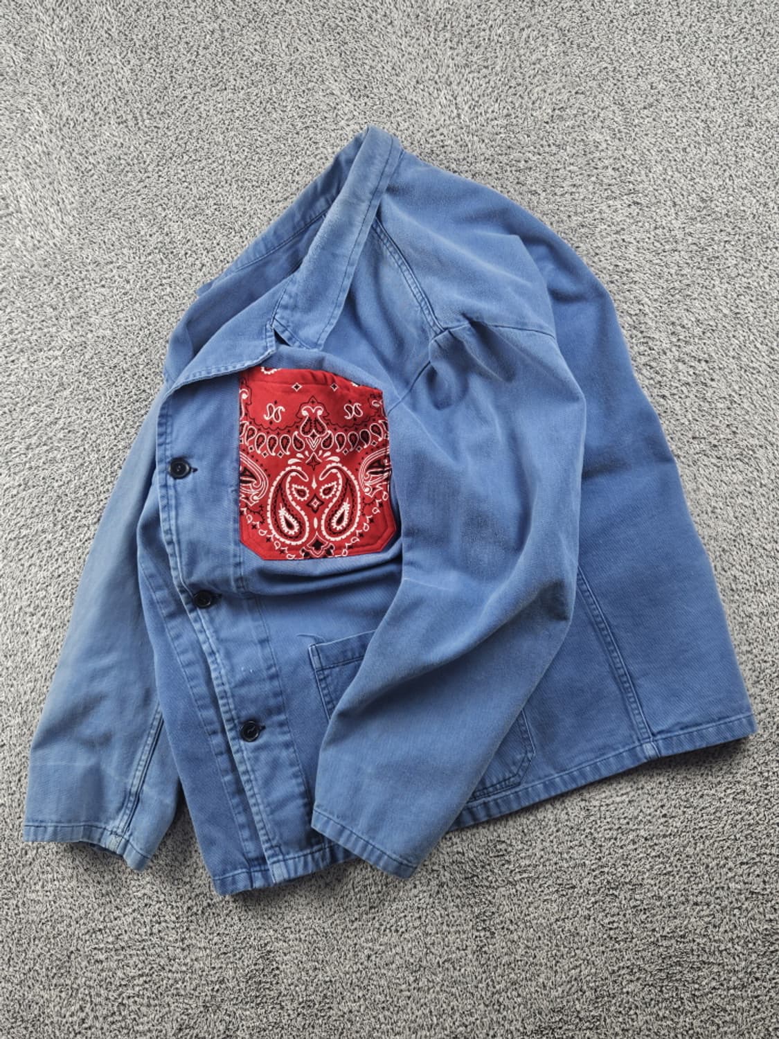 페이즐리 포켓 포인티드 커스텀 프렌치 워크 자켓 (본문참조)/ 10645 상품이미지3