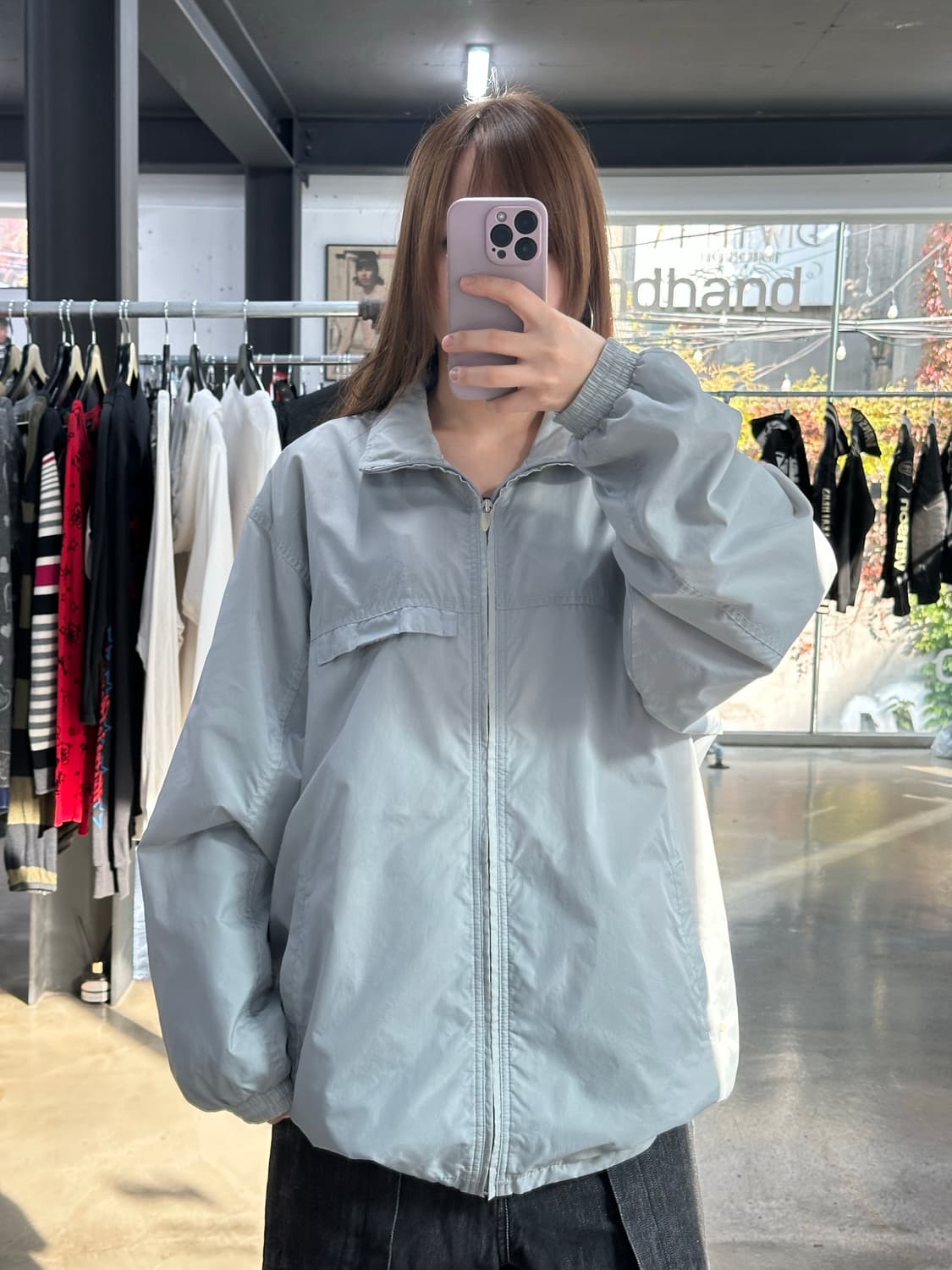 아디다스 올드스쿨 윈드브레이커 집업 상품이미지3