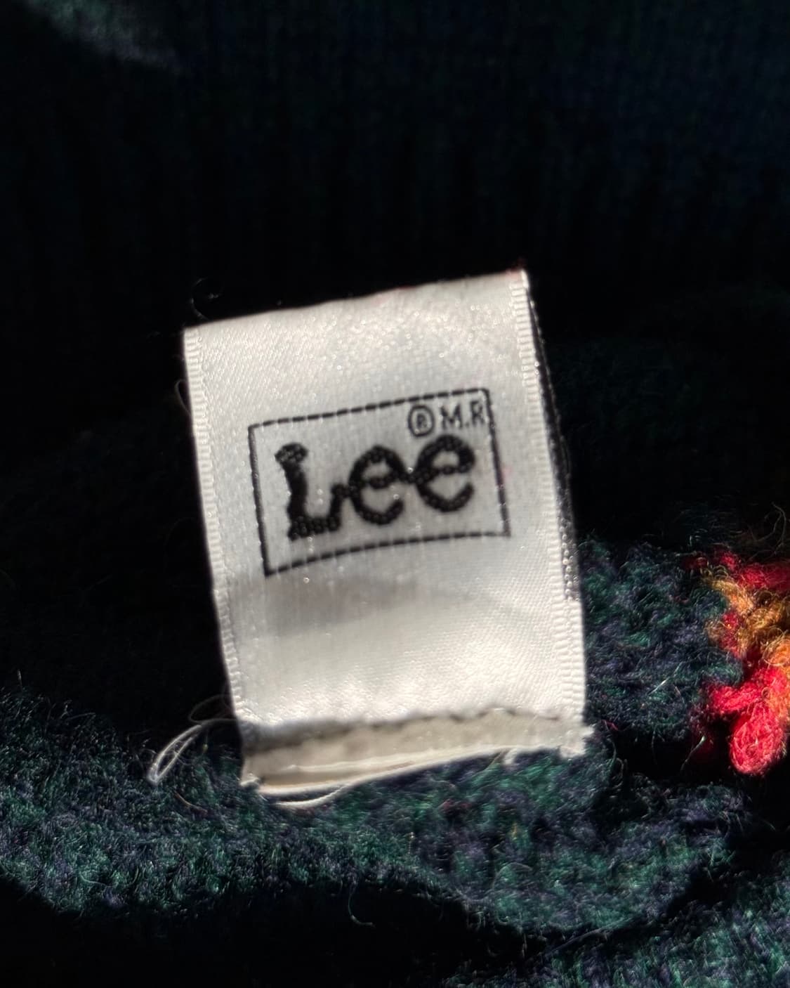 LEE 90s multi square knit sweater 상품이미지6