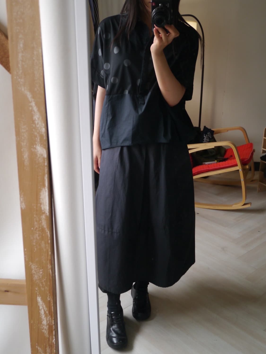 black pocket ballon skirt 상품이미지4