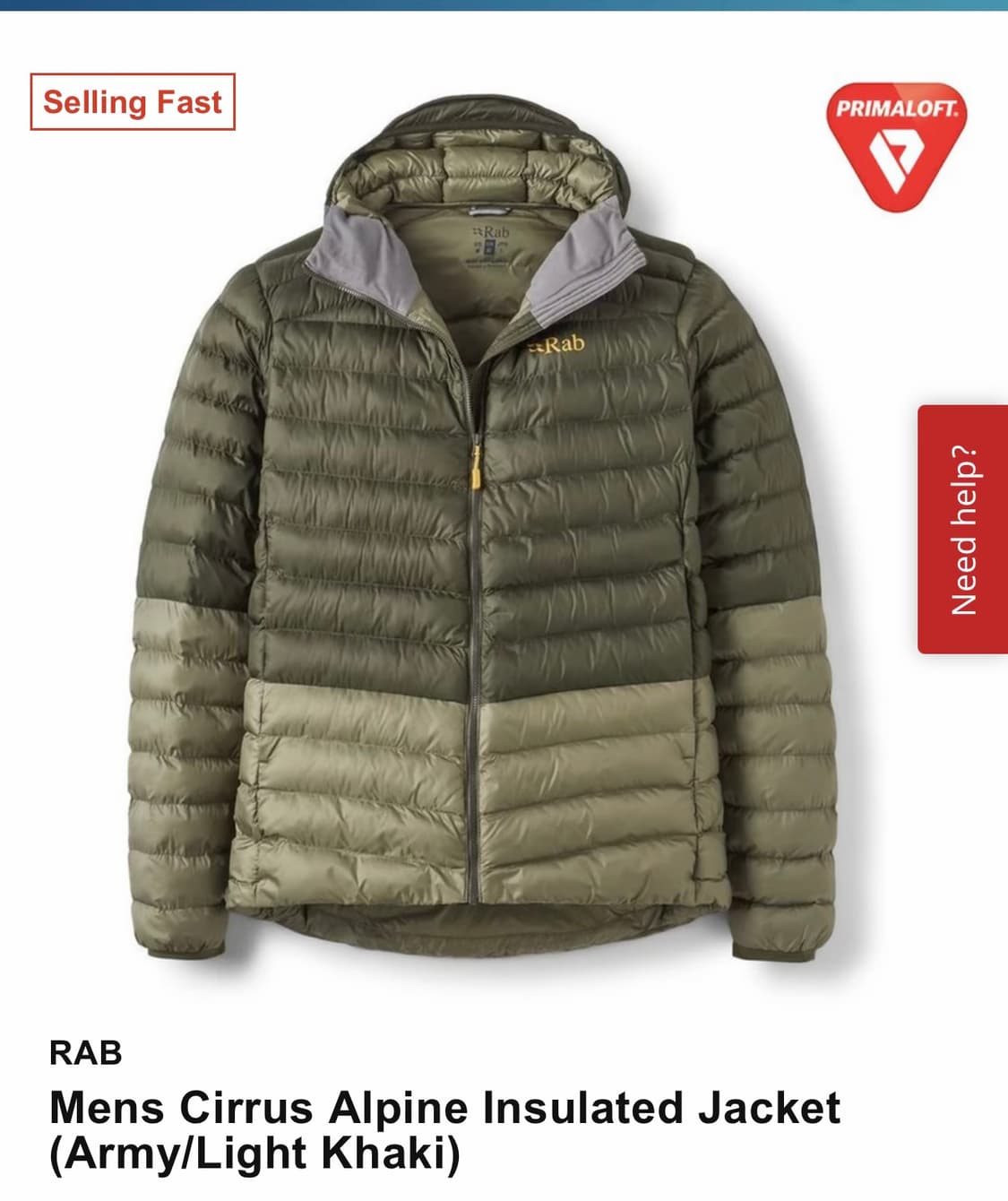 rab 시러스 알파인 자켓 상품이미지1