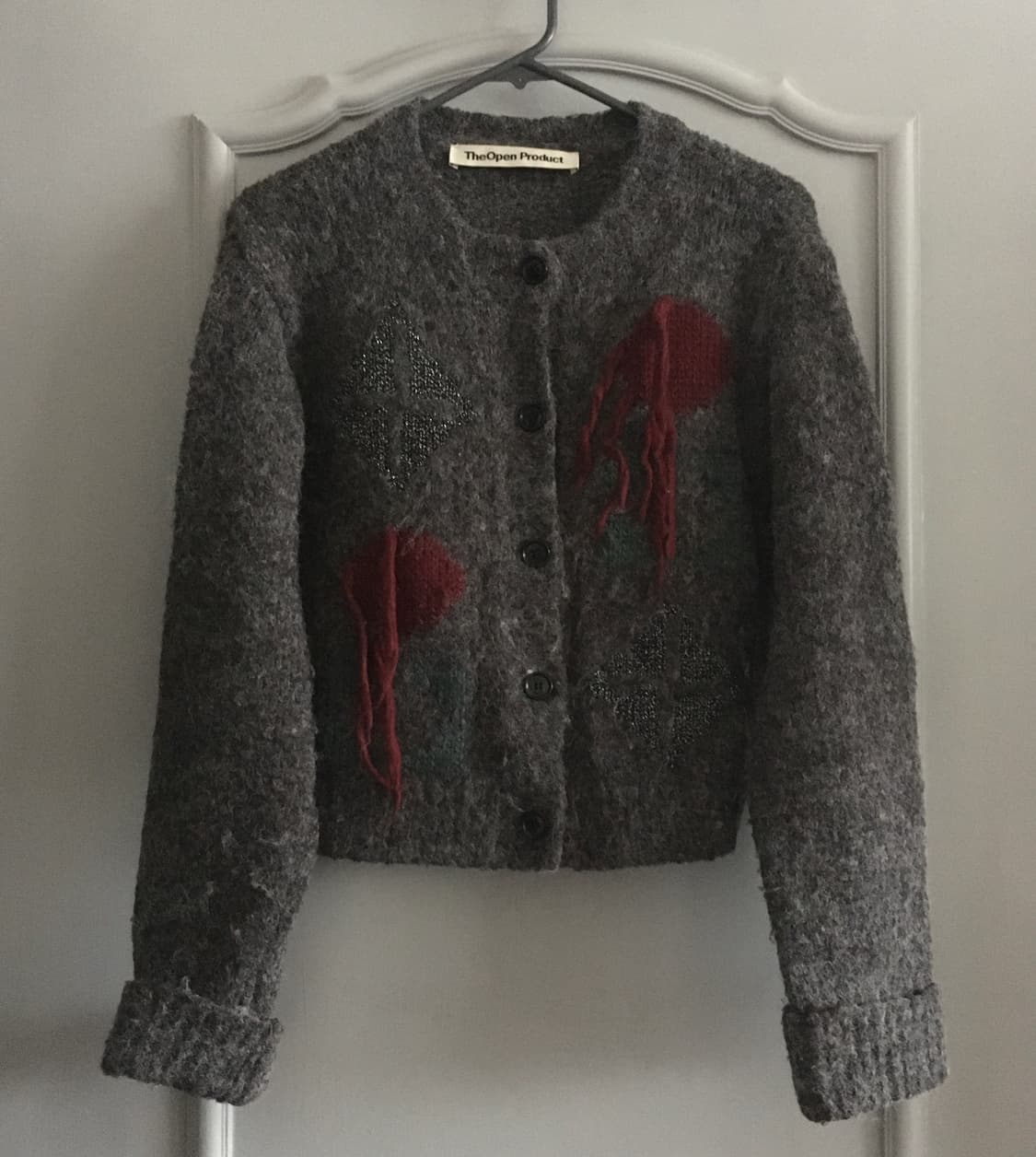 더오픈프로덕트 아가일 니트 가디건 상품이미지8