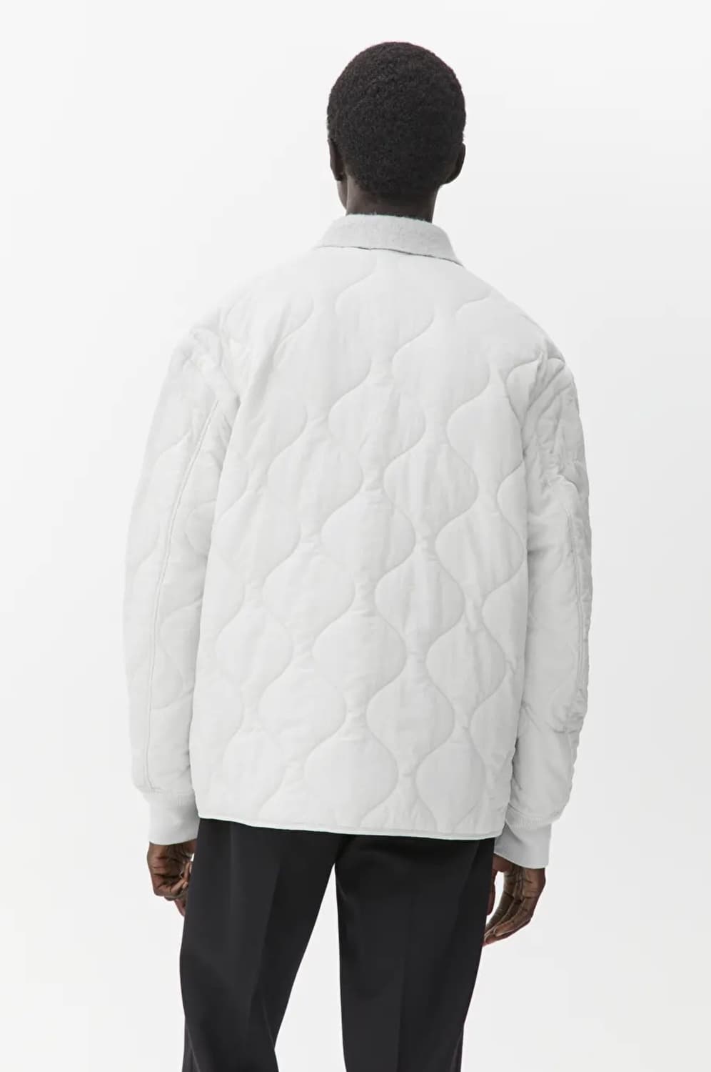 아르켓 오버사이즈 퀼팅 셔츠 M 상품이미지3