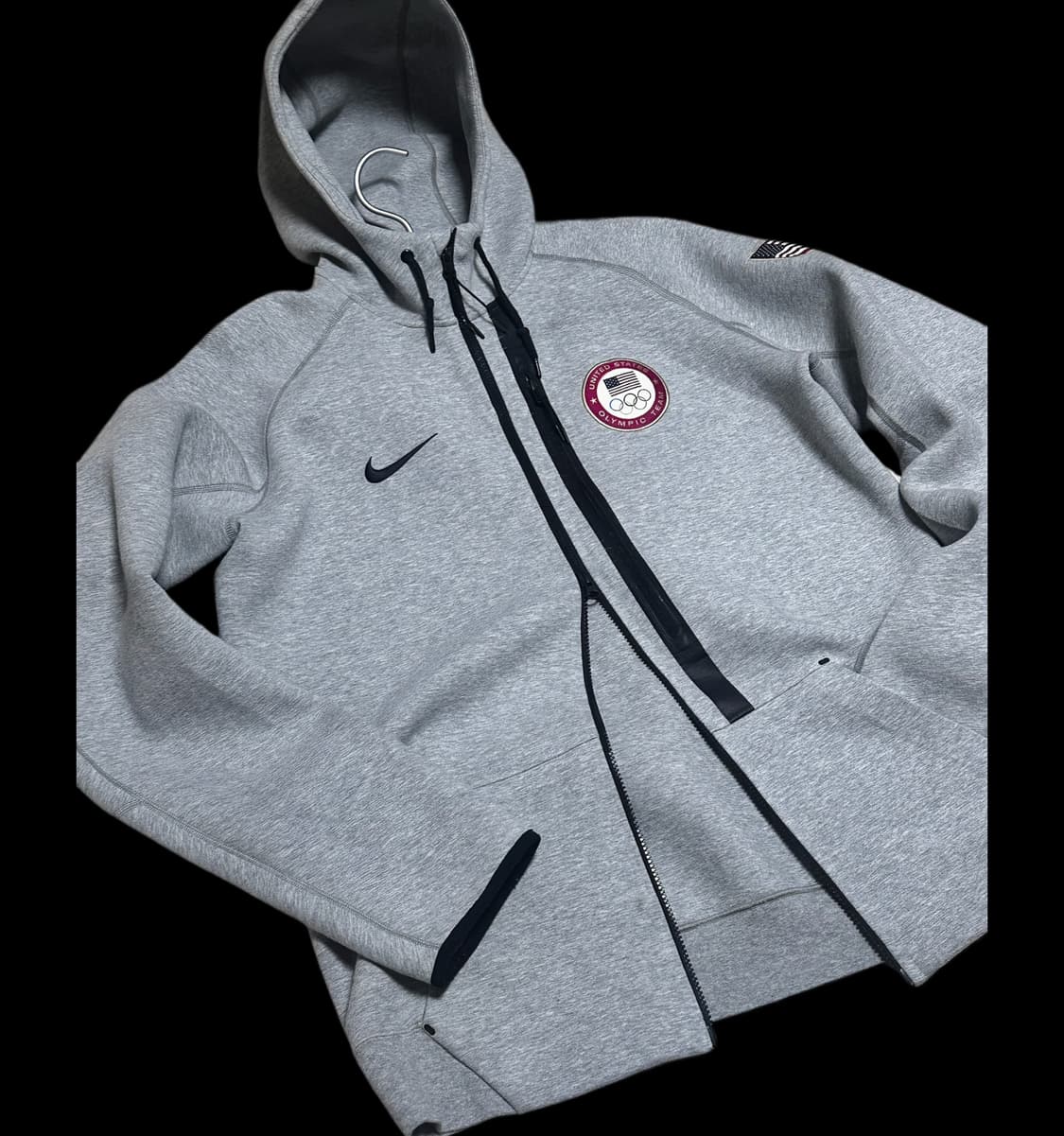Nike x team USA 올림픽 테크팩 플리스 후드 자켓 상품이미지2