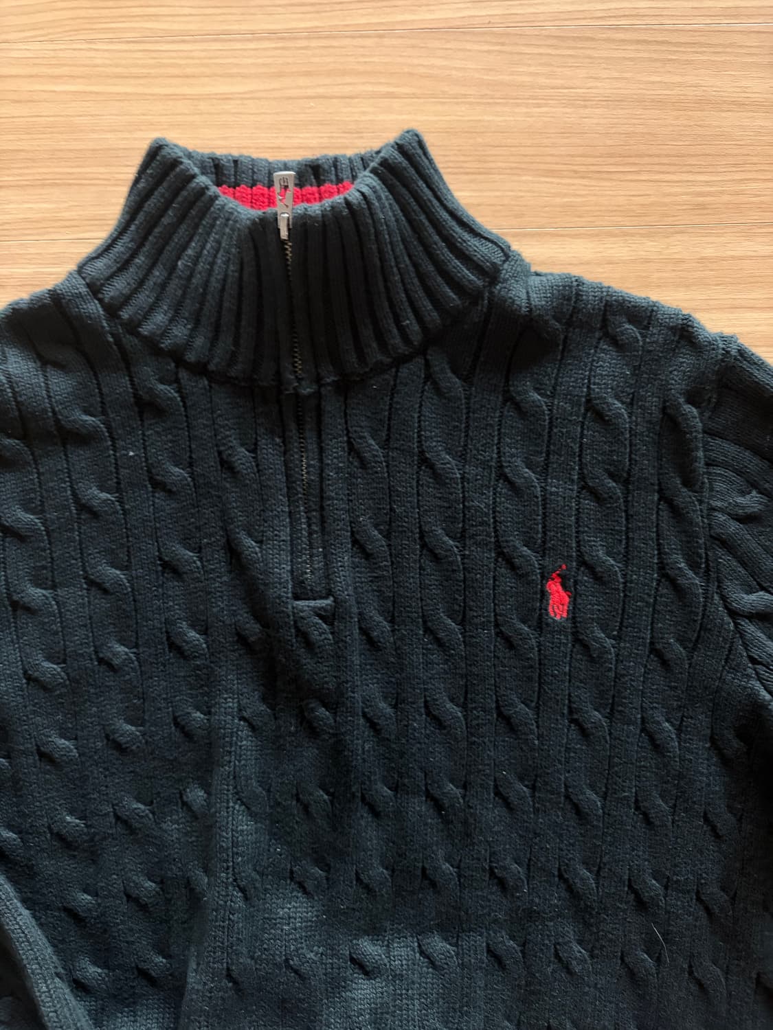 폴로 랄르로렌 반집업 니트  상품이미지6