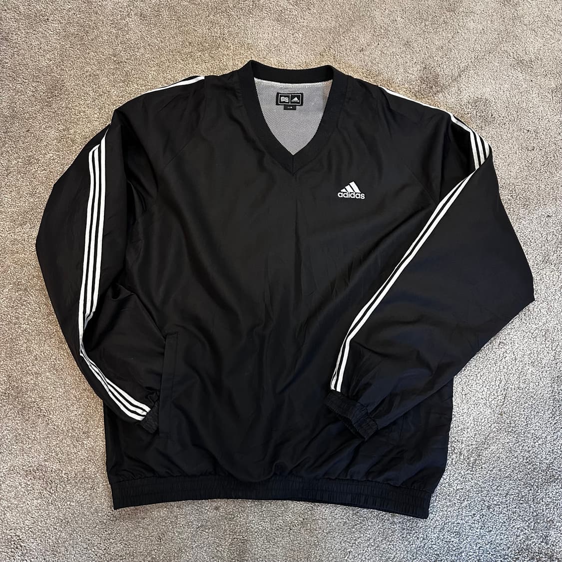 아디다스 올드스쿨 V넥 풀오버 웜업L 상품이미지2