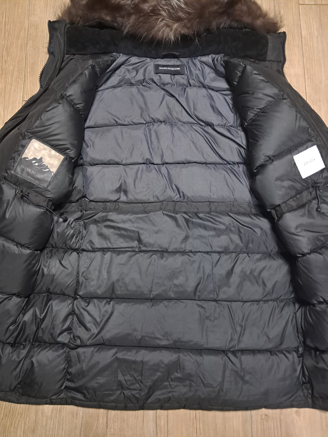 지오지아 폭스퍼 롱패딩 남성110  상품이미지6