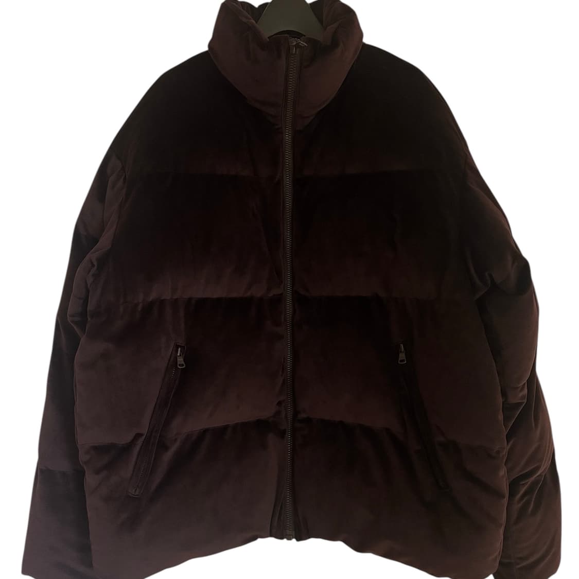 에잇세컨즈 포도주색 패딩 상품이미지1