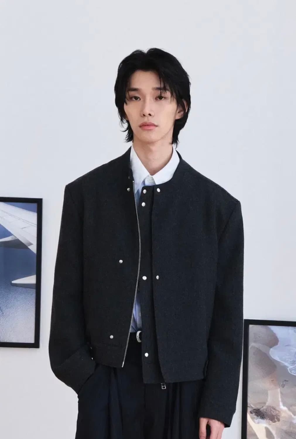 웨이비니스 레이서 자켓 차콜 (1) 상품이미지1