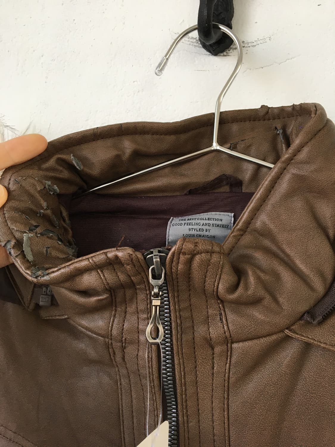 Fake fur hood high neck jacket 상품이미지5