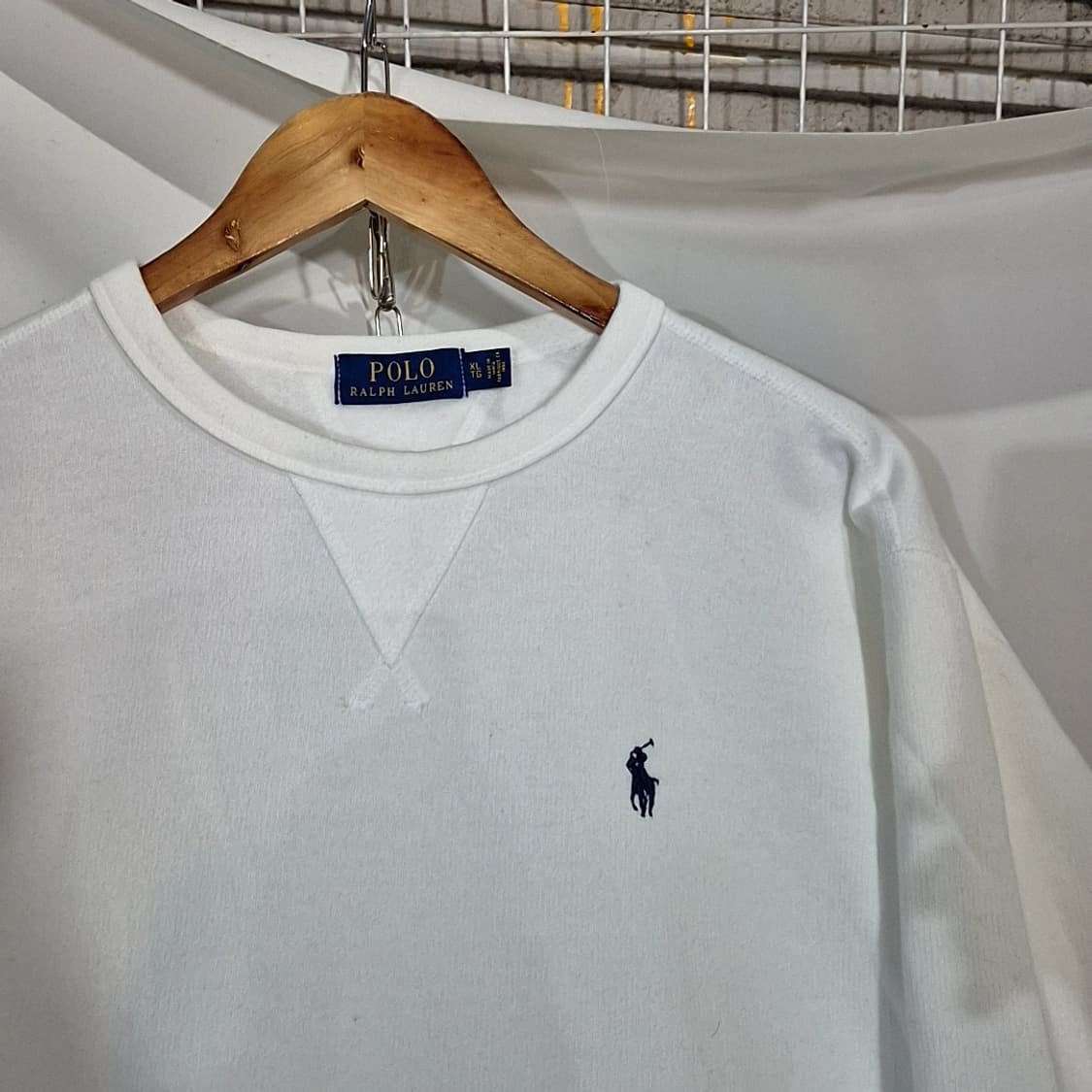 폴로 랄프로렌 화이트 맨투맨 상품이미지2