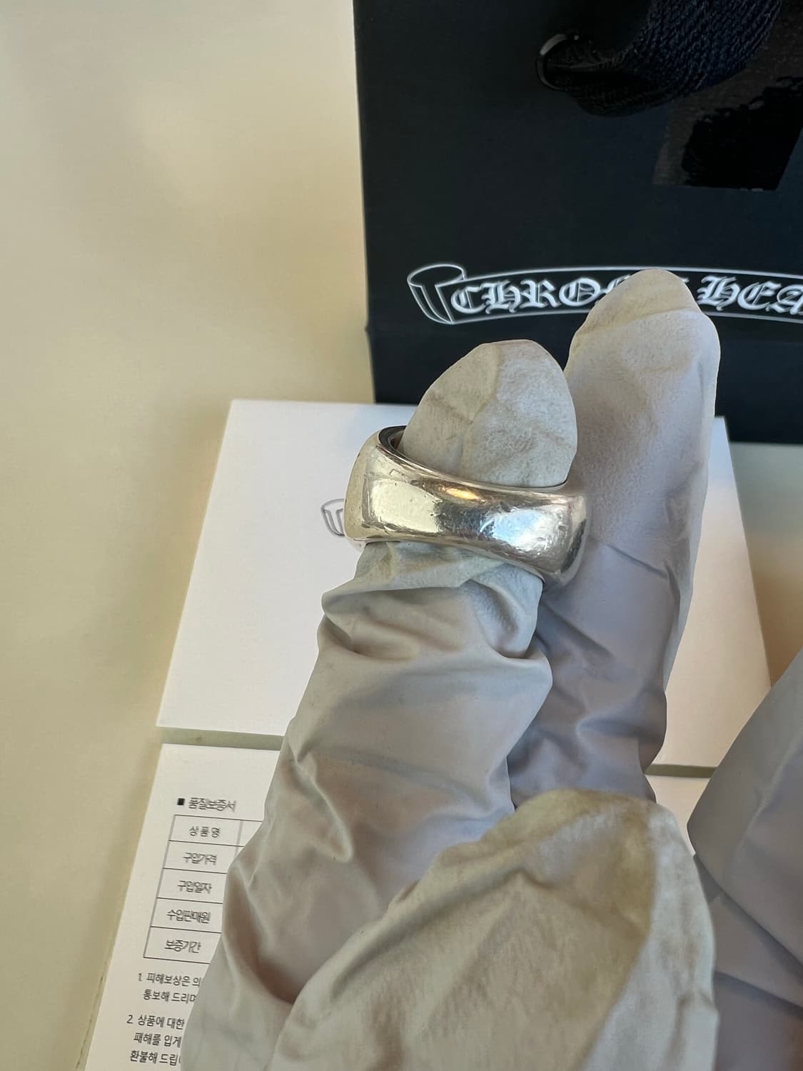 [us8] 크롬하츠 네거티브 컷오프 플러스링 상품이미지5