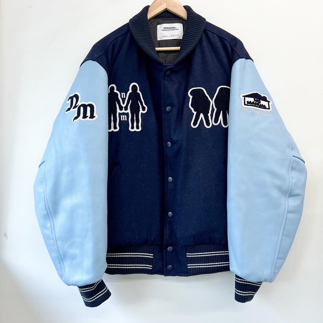 노매뉴얼 21fw wl네이비 울레더바시티자켓 상품이미지7