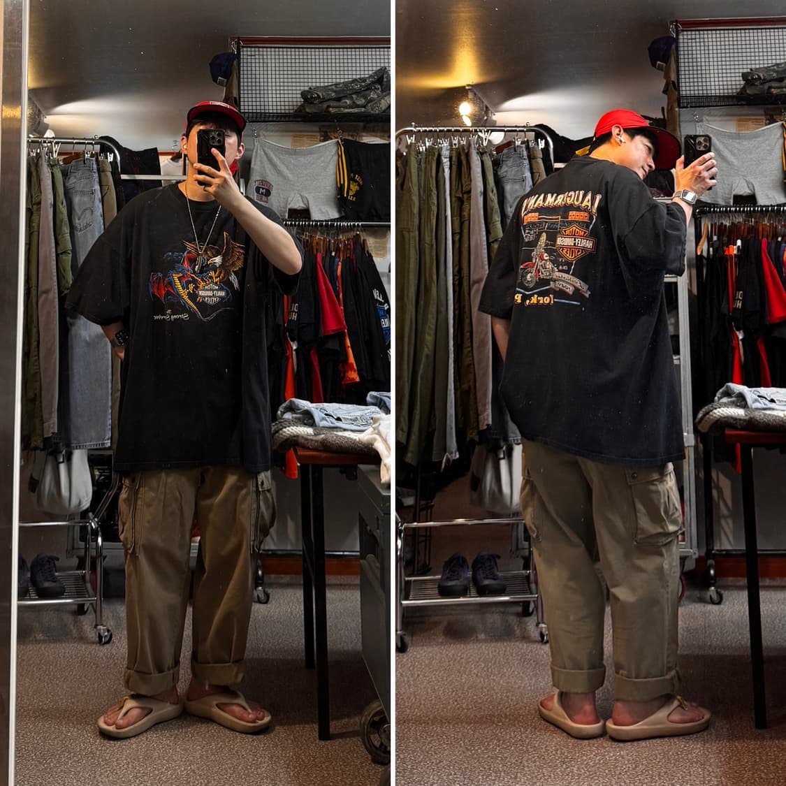 Harley Davidson T-Shirt Made In USA 4XL 상품이미지3