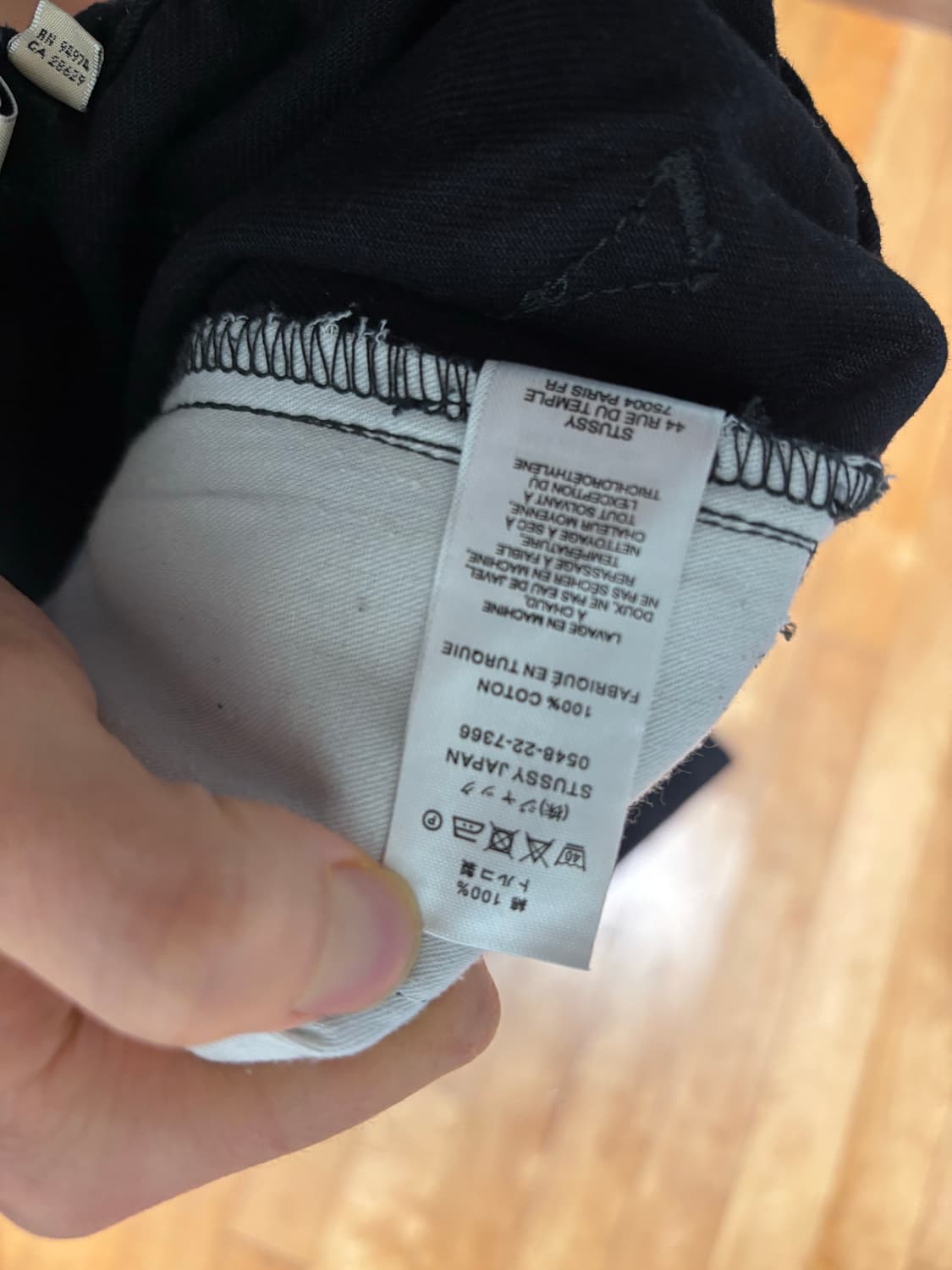 스투시 노마 아이콘 비치 팬츠 블랙 상품이미지7