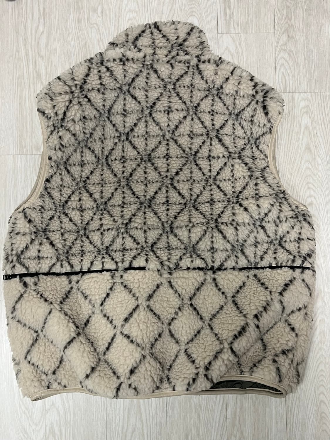 캐피탈 사시코 보아 플리스 리버시블 베스트 키나 리 상품이미지3