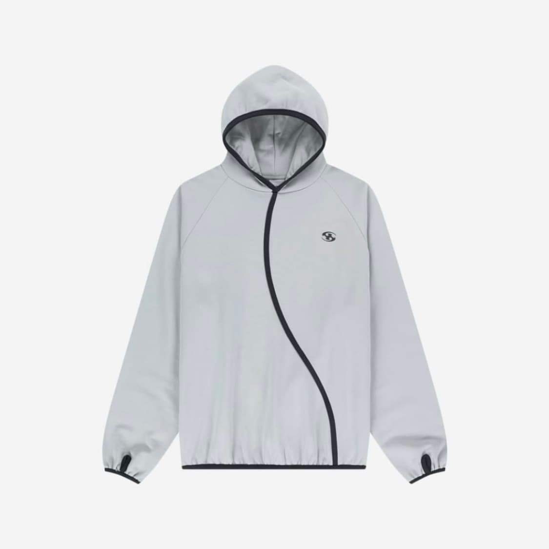 산산기어 테이프트 후디 taped hoodie 라이트 그레이 1 사이즈 상품이미지1