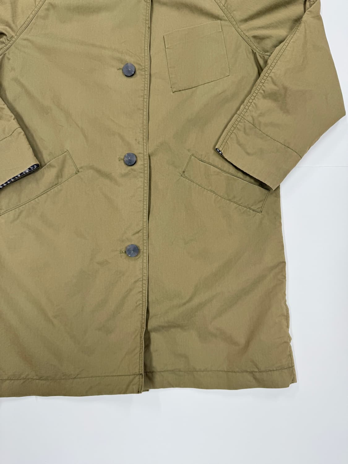 나이스크랍 라이트카키 트렌치코트 상품이미지4