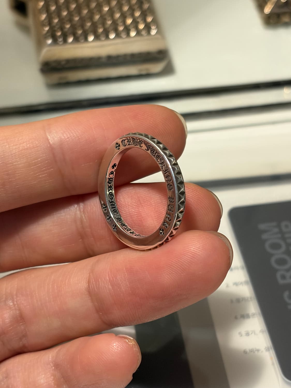 [US8] 크롬하츠 TFP 베이비펑크링  상품이미지4