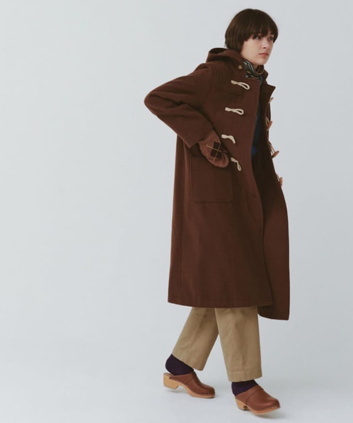 빔즈보이 브라운 더플코트 떡코 상품이미지2