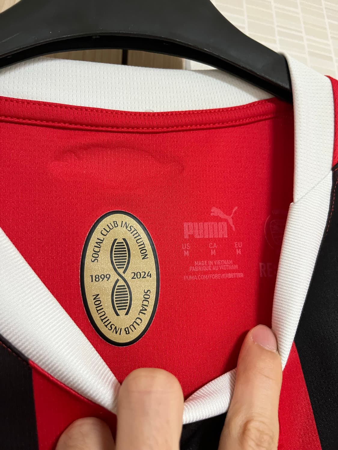 [m] ac밀란 24-25 홈 유니폼 상품이미지5