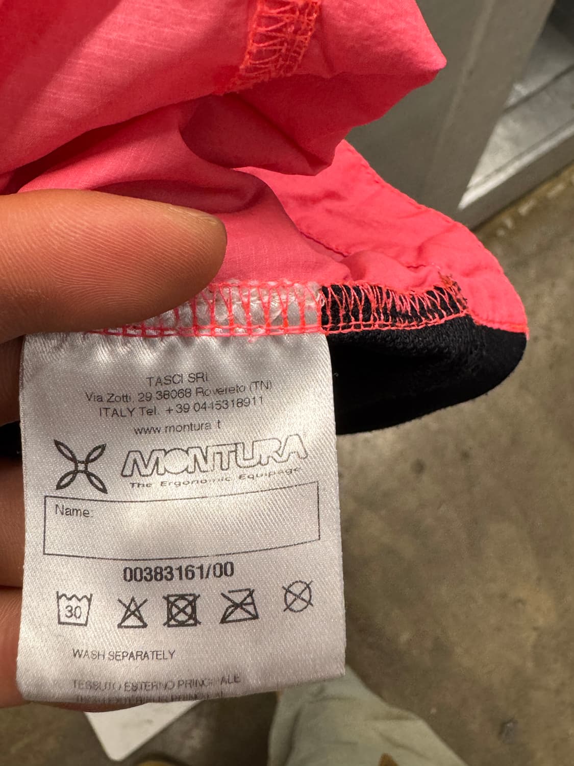 몬츄라 핑크색 바람막이 조끼 M  상품이미지4