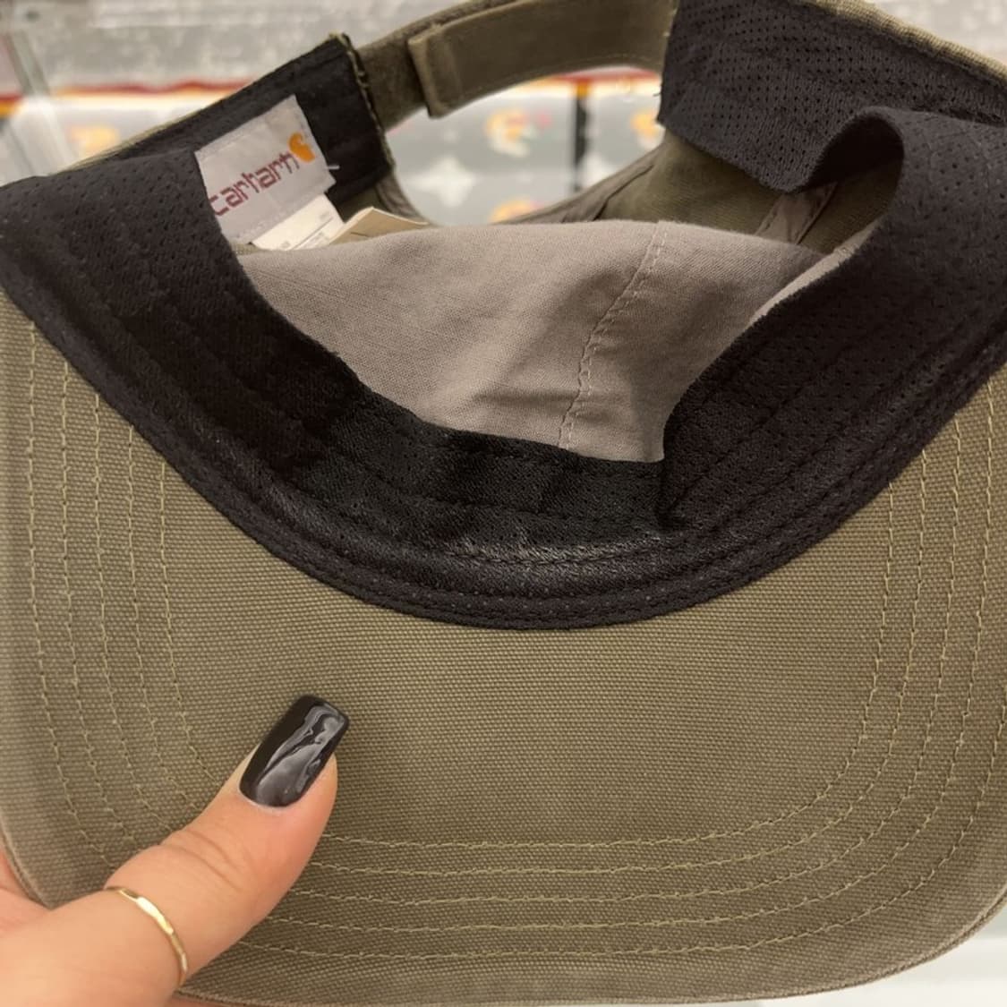 칼하트 빈티지 말차카키 스냅백 볼캡 모자 C07476 상품이미지5