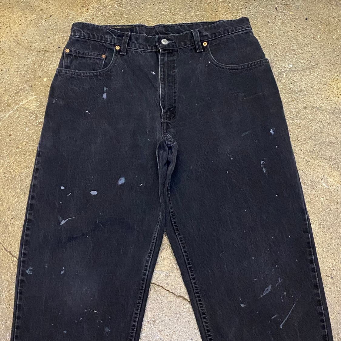 90s Made in Canada 빈티지 리바이스 560 블랙진 청바지 상품이미지2