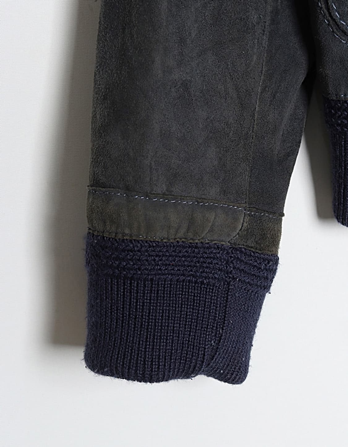 CINQUANTA Lambs Suede Zip Blouson 상품이미지6