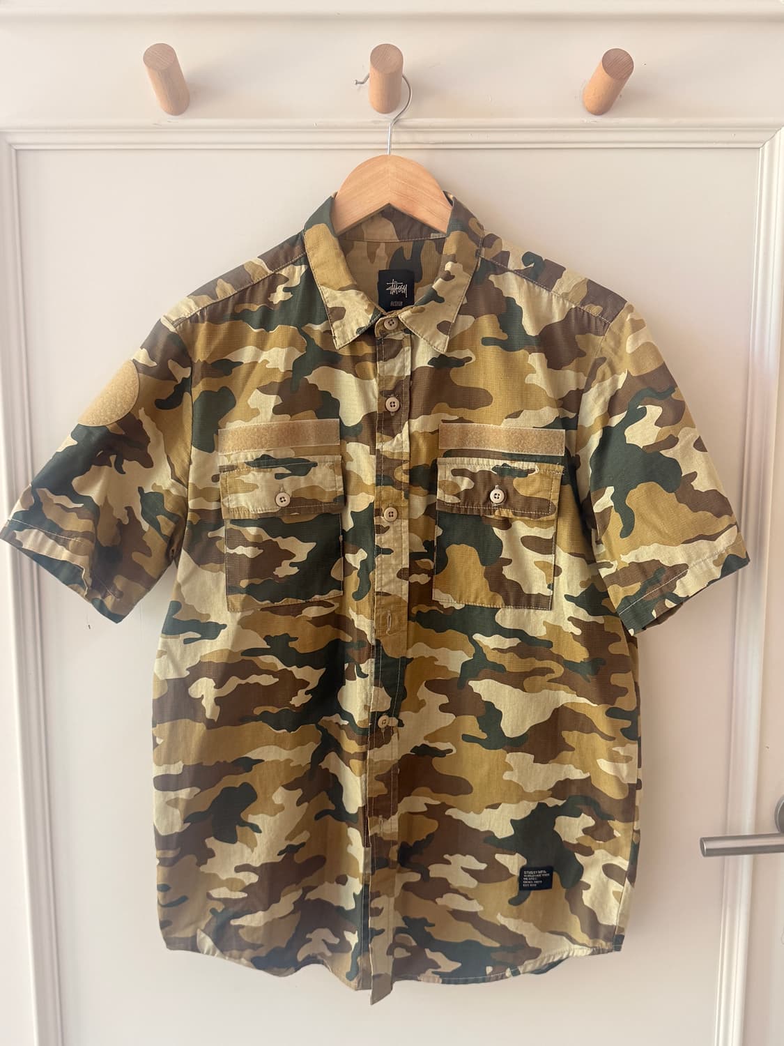 스투시 STUSSY 립스탑 카모셔츠  상품이미지1